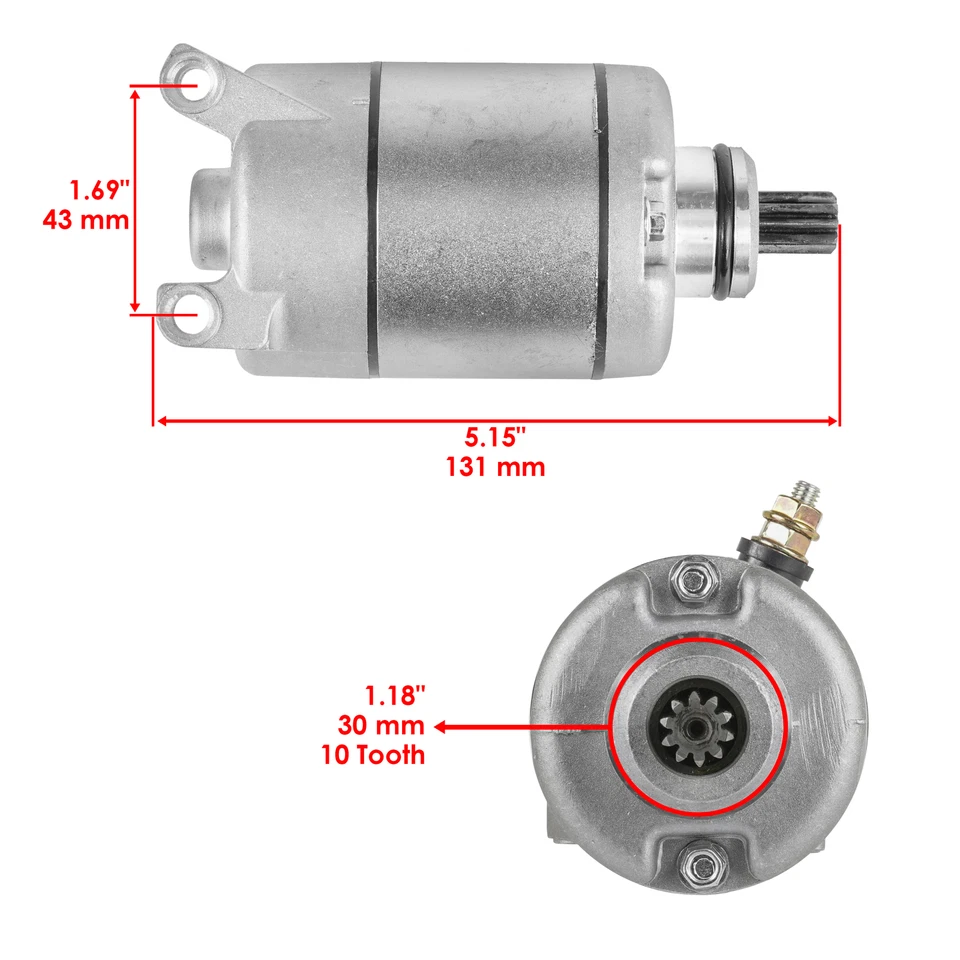 Arranque para Honda ATV TRX450ER TRX 450 Er Nuevo Sm-14 2006 2007 2008 2009-2014 Foto 2 de 4