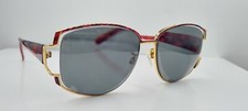 Vintage Tura 479 Gold Purple Oval Metal Sunglasses Japan FRAMES ONLY