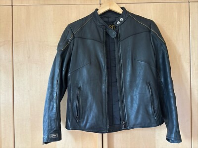 leather motorcycle style jacket Vintage ESPRIT women s small | medium