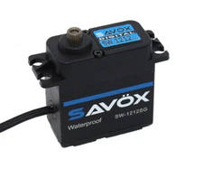 Savox High Torque, High Voltage Coreless Digital Servo 638oz @ 7.4V SW1212SG-BE