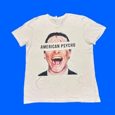 American Psycho Shirt Large Horror Movie Promo Christian Bale Bret Easton Ellis