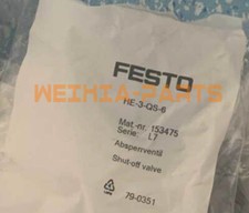 1PCS New FESTO HE-3-QS-6 153475 globe valve