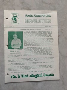 Michigan State University Varsity Alumni 'S' Club newsletter, Spring 1979
