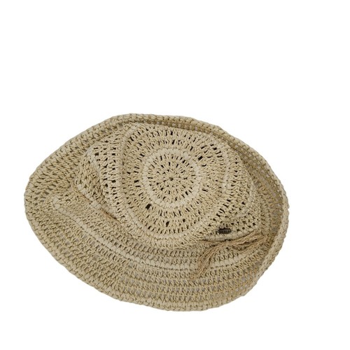 The Scala Collection Sombrero Cubo de Playa Bronceado 100% Papel Abuela Costera Minimalista - Imagen 8 de 10