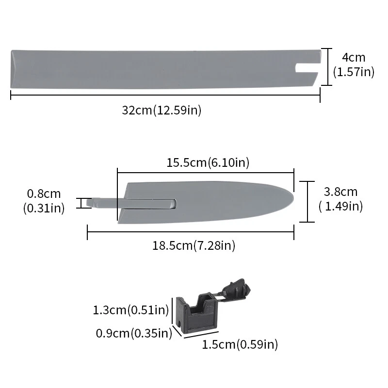 Convertible Roof Top Hinge Cover Clip Trim Left Right For BMW 3 4 Series F33 F83 - Image 2 of 4