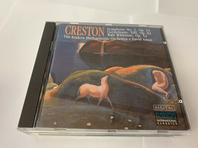 Symphony 2 / Walt Whitman by Creston | CD MINT/EX 099923703624