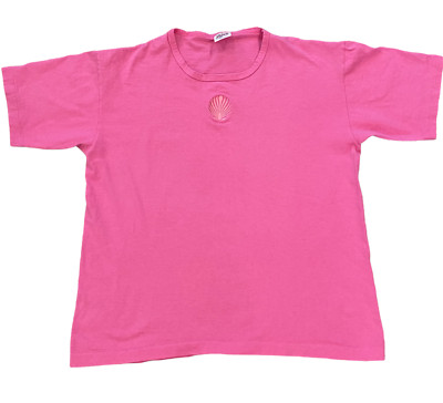 Anvil Pre-Shrunk T-Shirt Women Size Large Short Sleeve Seashell Pink
