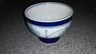 Japanese Tea Ceremony Chawan Tea Cup Bowl Blue Flower Pottery — photo 2