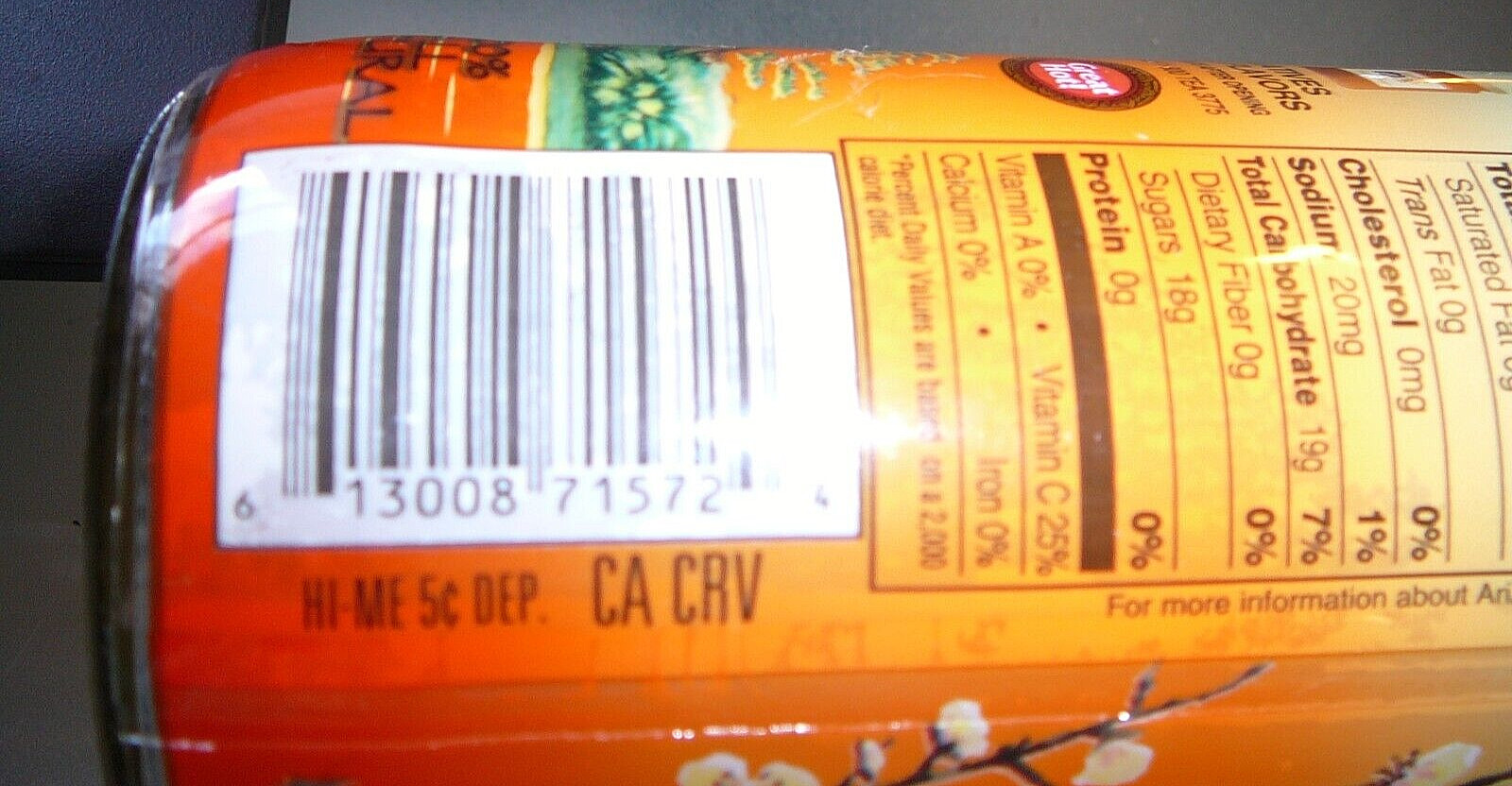 Vintage 1998 Arizona MANDARIN ORANGE Green Tea GINSENG & Honey Jasmine 20 FL. OZ