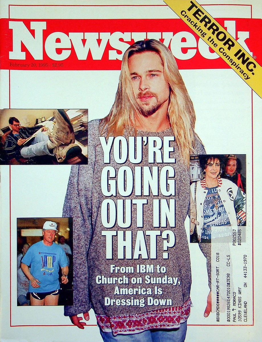 Newsweek Magazine Feb 20 1995 Brad Pitt Ramzi Ahmed Yousef World