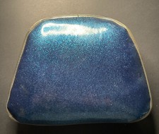 Blue Glitter Schwinn Muscle Bike Sissy Bar Headrest Back Pad