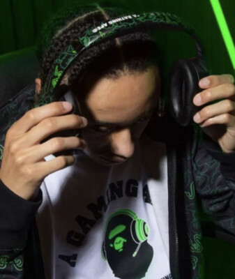 AUTHENTIC A BATHING APE BAPE x RAZER NEON CAMO HEADSET