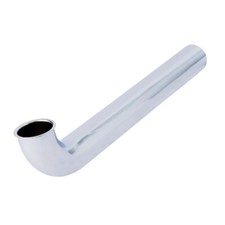 Flexcraft Direct Connect Waste Bend for Tubular Drain, Chrome Plated Brass