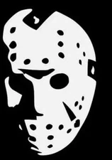 JASON MASK Friday the 13th Vinyl Decal Car Wall Window Sticker CHOOSE SIZE COLOR