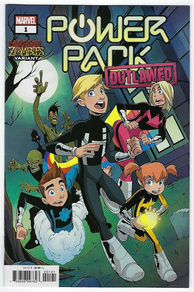 Power Pack Outlawed # 1 Variant Marvel Zombies Cover NM Marvel