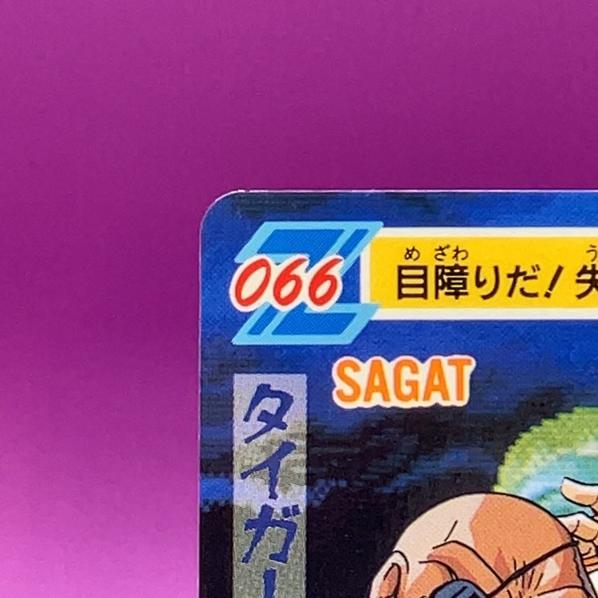 Sagat Street Fighter 2 TCG Carddass Super Famicom Video Game Card