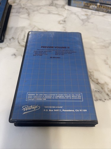 Pentrex Previews Volumes 1, 2 And 3 VHS Videotape - Used Trains railroad - 第 13/21 張圖片