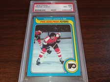1979-80 Topps Hockey #95 Reggie Leach PSA 8 NM-M Philadelphia Flyers