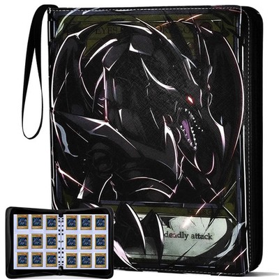 Trading Card binder for YGO Card- 990 Pockets Card Album with Sleeves Compati...