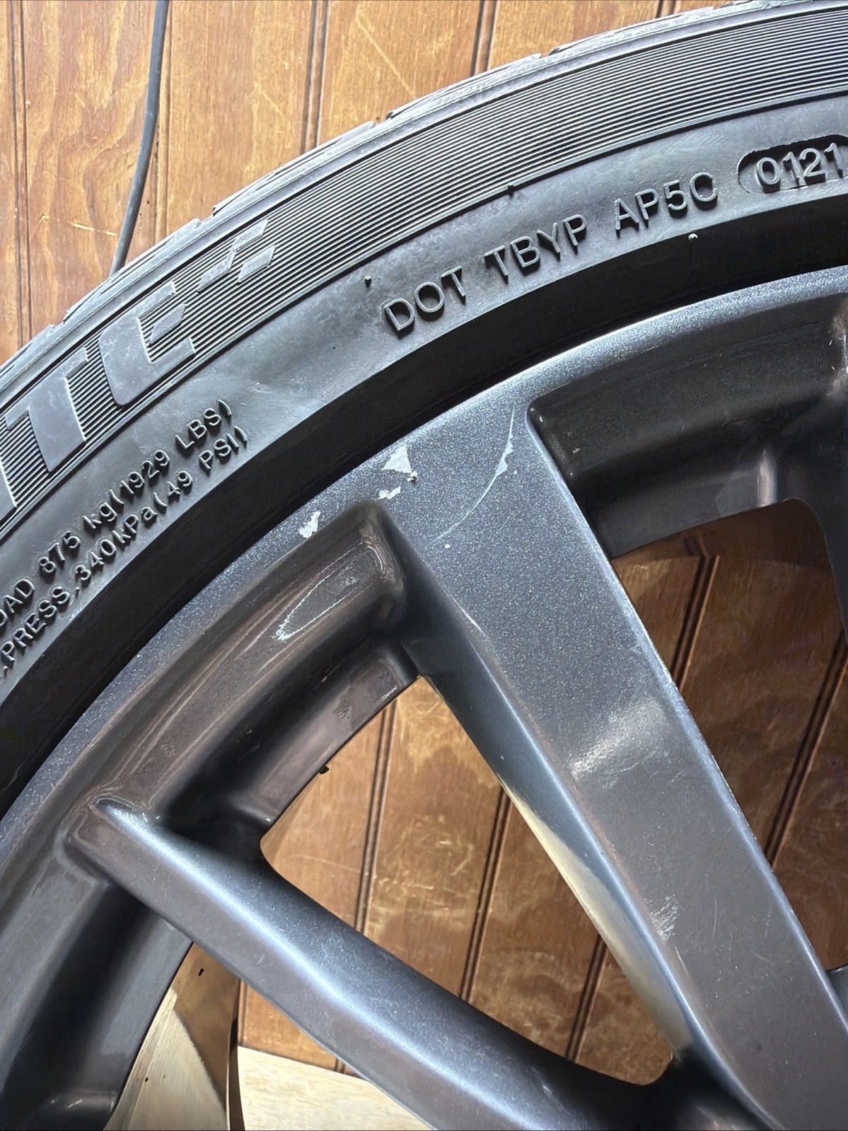 ⭐ 14-21 Maserati Ghibli Rear 19" Light Alloy Speedline Rim Wheel Tire Oem