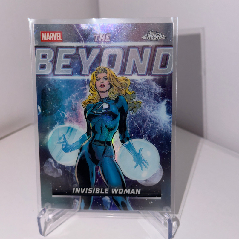 2026 Topps Chrome Marvel Invisible Woman TB-10 The Beyond Insert