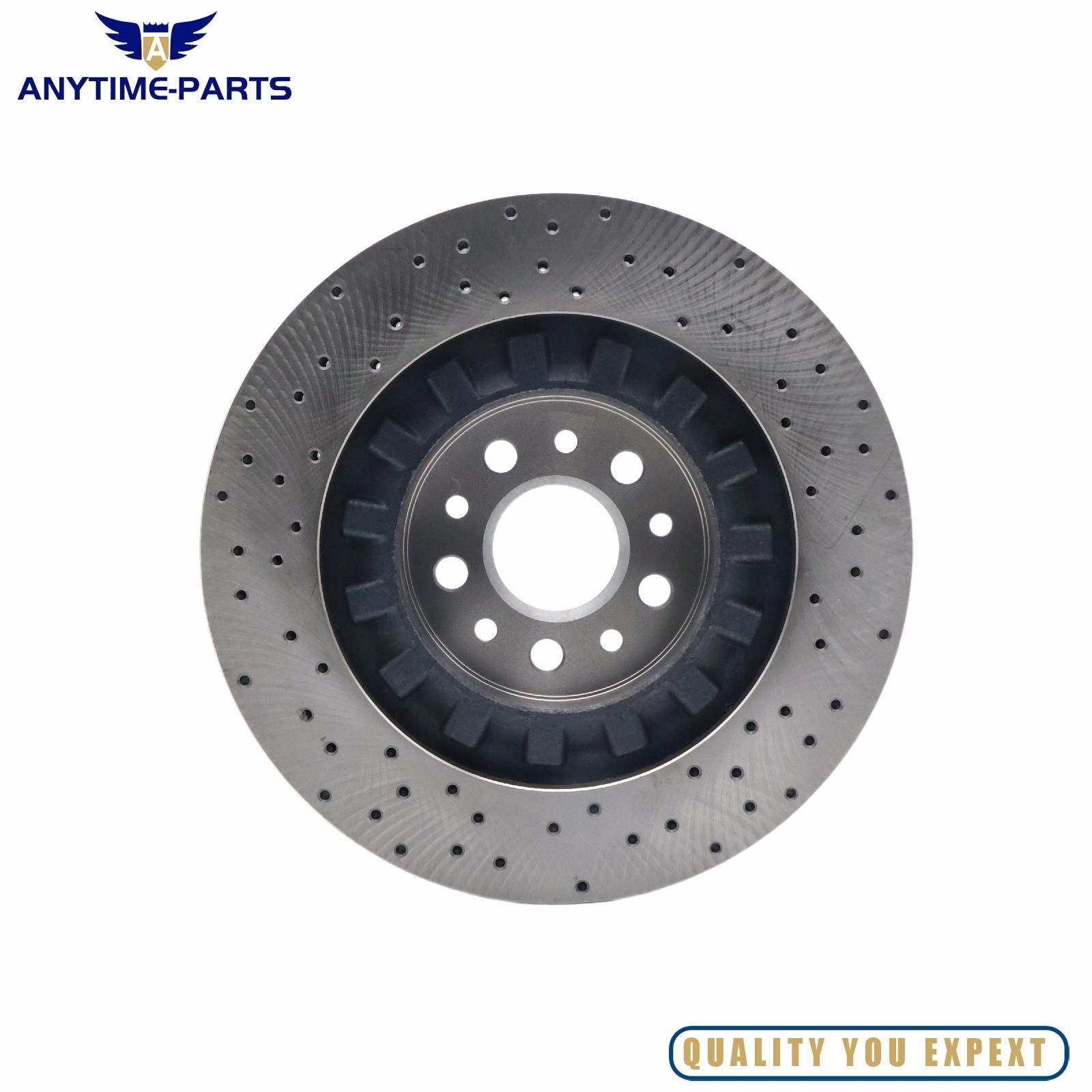 2x Front Brake Rotors 670030935 Fits Maserati Ghibli Quattroporte Brake Disc
