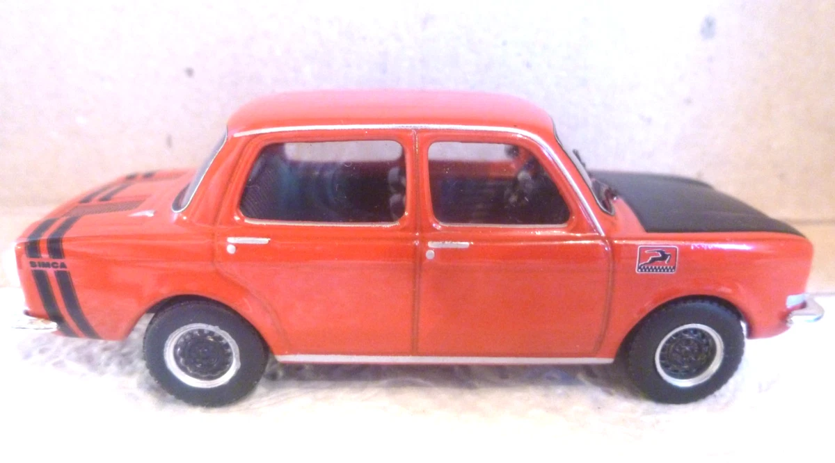 Miniature CIJ 3.7 Simca 1000 Couleur Framboise - Echelle 1:43 (occasion, Sans Boîte)
