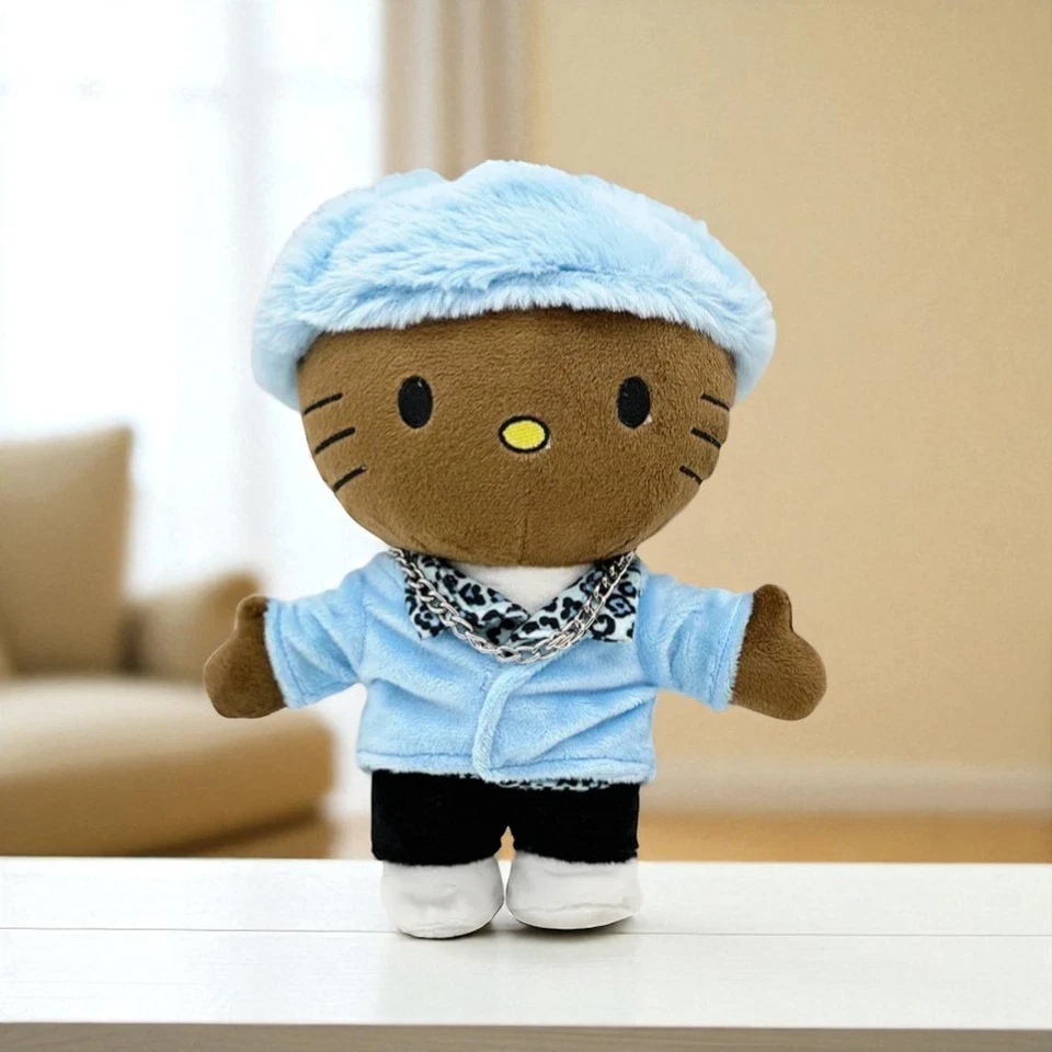 Tyler The Creator Hello Kitty Plush Toy, 25cm Blue Set Outfit - Image 2 of 4