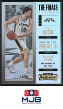 2017-18 Panini Contenders Pau Gasol The Finals Ticket #/99 #13