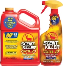 Wildlife Research Center Scent Killer Gold Spray – 76 Fl Oz (Pack of 2) 