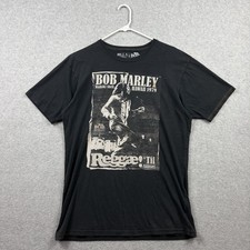 Camiseta Billabong x Bob Marley Para Hombre Grande Algodón Orgánico Gráfico Concierto Camiseta
