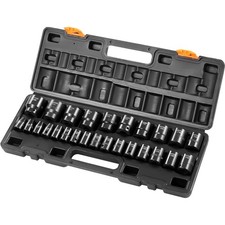 Impact Socket Set 26-piece Alloy Steel Metric 10-36mm Heavy-duty Wrench Impact Socket Set 26-piece Alloy Steel Metric 10-36mm Heavy-duty Wrench