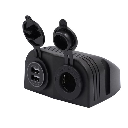 12V Dual USB 4.2A Chargeur Power Socket Outlet Surface Mount pour Car Marine S E - Photo 7 sur 14