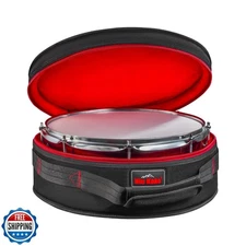 14"x6.5" Snare Drum Case -Thick Padded Snare Drum Bag | Lightweig