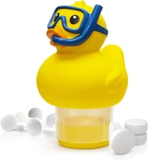 Premium Scuba Duck Pool Chlorine Tablet Floater Dispenser Chlorinator HotTub Spa