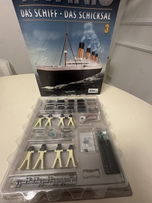 1/200 3 HACHETTE NEW VERSION BUILD THE TITANIC MODEL THE SHIP THE LEGEND ISSUE 3