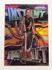2022 Panini Prizm NASCAR Racing Instant Impact #II-6 Cole Custer Silver Prizm