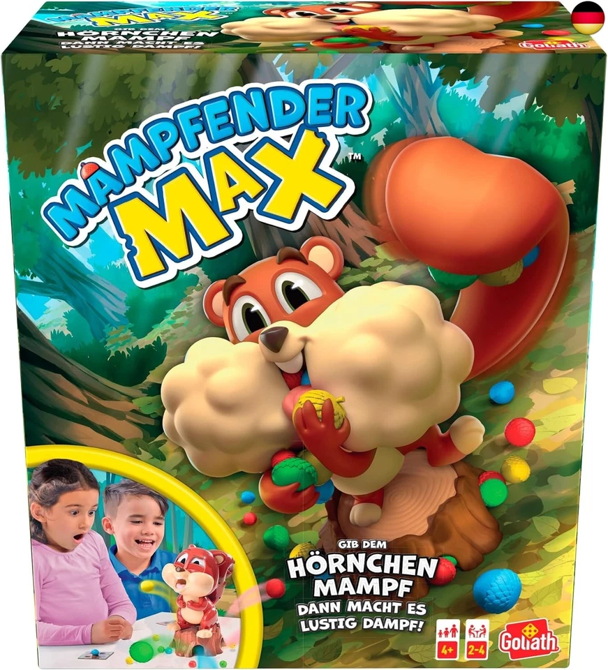 GOLIATH TOYS Goliath Mampfender Max, Brettspiele Für Kinder ab 4 Jahren, Gesellschaftsspiel