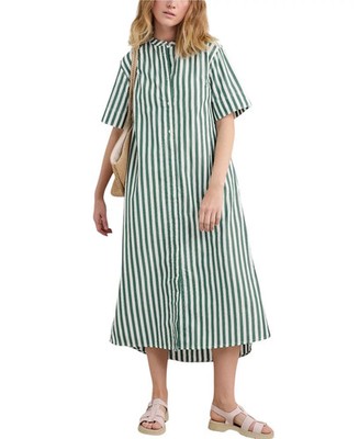 NEW Seasalt Cornwall Women's Harbour Movement Dress GREEN SIZE  6/100%AUTHENTIC | eBay