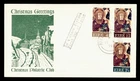 DR WHO 1972 IRELAND FDC CHRISTMAS CACHET COMBO M71608