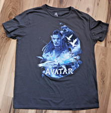 Avatar The Way of Water Movie Graphic Shirt Mens Large L Gray Short Sleeve Jake