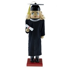 Clever Creations Female Graduate 14 Inch Traditional Wooden