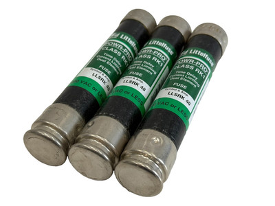 NEW LOT OF 3 LITTELFUSE LLSRK-40 CLASS RK1 FUSES LLSRK40
