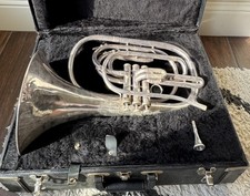 Kanstul Custom Class 285 Marching French Horn Good Condition With Case  