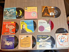 Original 1950's Lot of 13 EP 45 rpm Vinyl Records Nice Clean Decca Capitol RCA