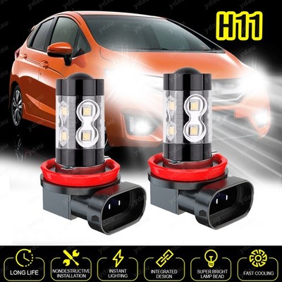 For 2008-2015 Honda Accord EX-L Sedan 4-Door LED Headlight Fog Light Bulbs 6000K