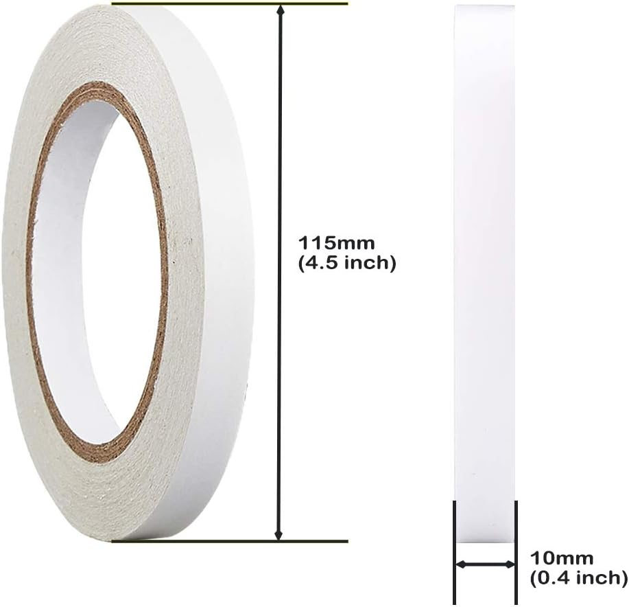 3 Rolls Double Sided Tape 0.4x30 Yards Strong Adhesive Craft Mounting Sticky Tape