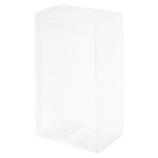 Plastic Retail Boxes 75x50x140mm with Protective Film Clear for Candy 30Pcs
