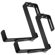 2 Pcs Iron Flower Pot Bracket Wall Planter Hook Holder for Outdoor Patio