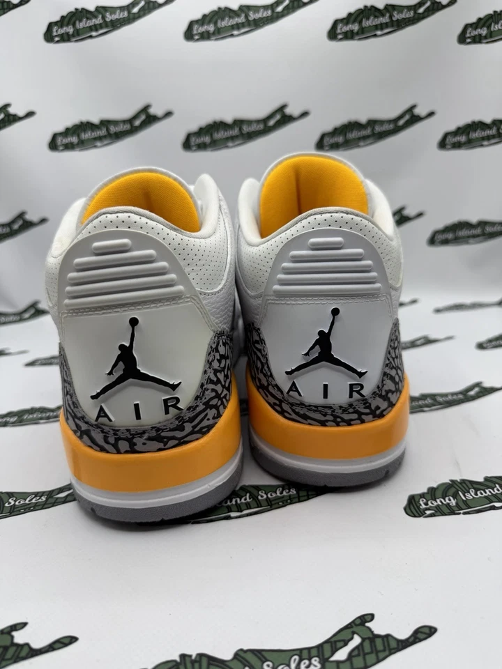 Talla 11.5W/10M - Nike Air Jordan 3 Retro Láser Naranja CK9246-108 Blanco Foto 4 de 4